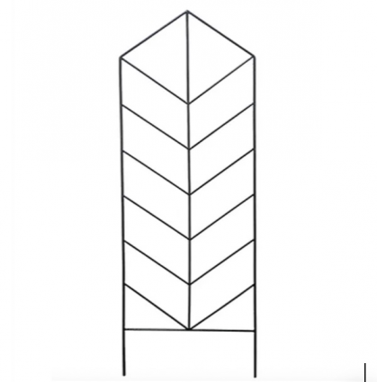 Gardiner Trellis Black 18"W X 72"H