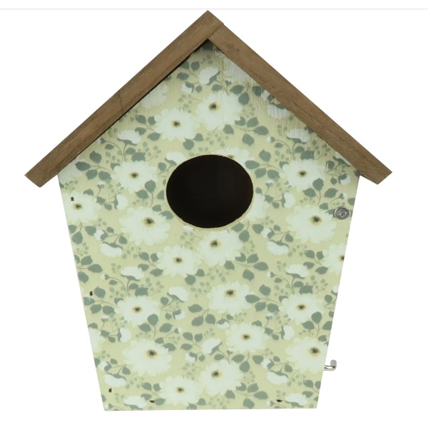 Decorative Bluebird House - Olive Blossoms