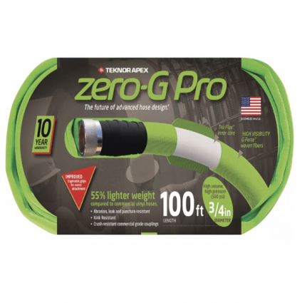 Teknor Apex Zero-G Pro 3/4 In. x 100 Ft. Drinking Water Safe Garden Hose
