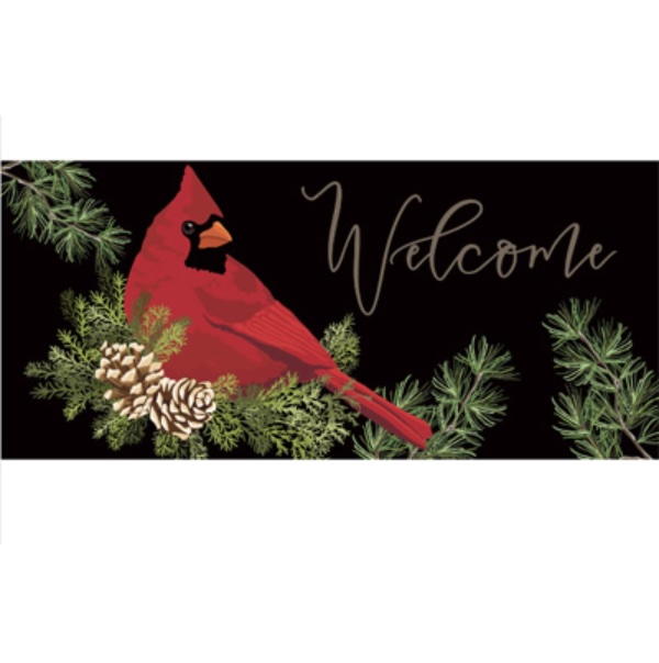 Christmas Cardinal Switch Mat