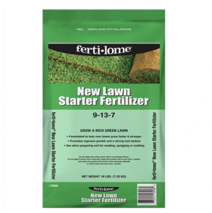 Fertilome New Lawn Starter Fertilizer 9-13-7 16lbs