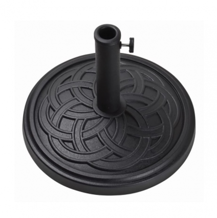 Bond Black Ribbon Envirostone Umbrella Base 18"