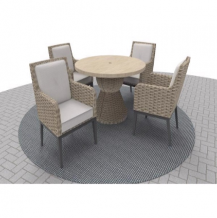 Dayton Steel Dining Set