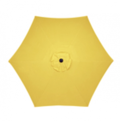 Tiltable Yellow Market Umbrella 9'