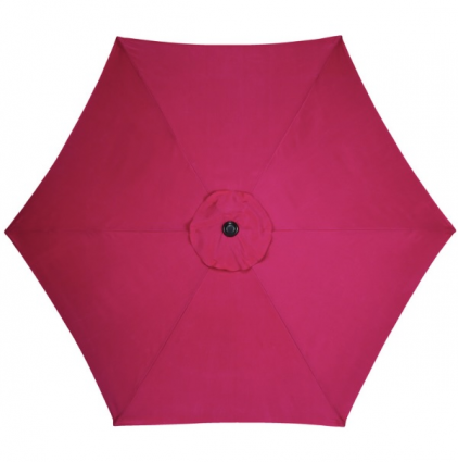 Tiltable Red Market Umbrella 9'
