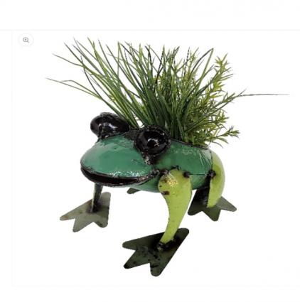 Pad Me Pond Frog Planter