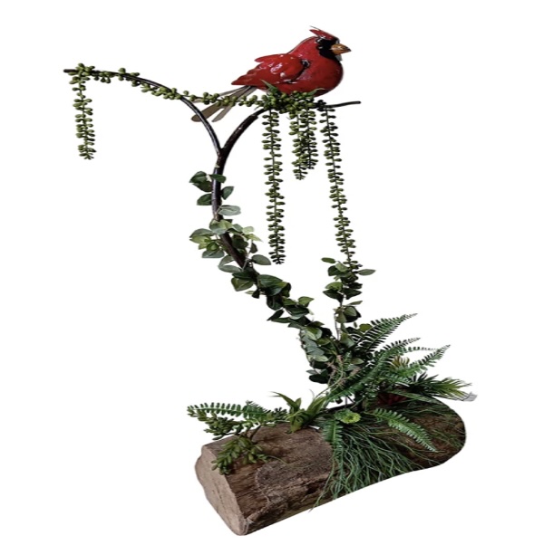 Cardinal Garden Stake 40.6"H
