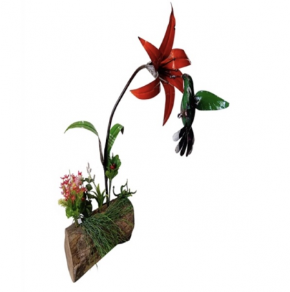 Hummingbird Garden Stake 38.6"H