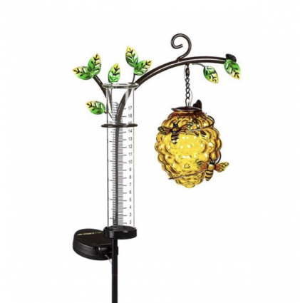 Solar Beehive with Rain Gauge 36"H