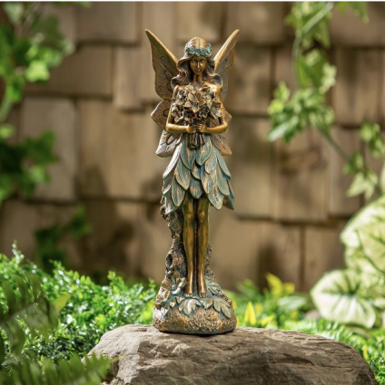 Brilliant Fairy Statue 14"H