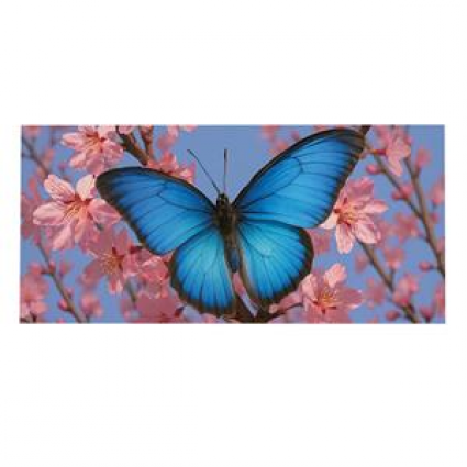 Butterfly and Cherry Blossom Delight Sassafras Switch Mat
