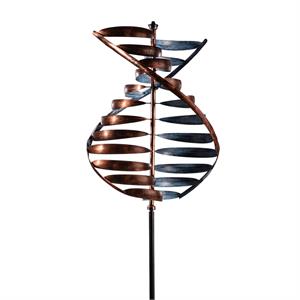 Metal Twisting Helix Spinner 90"H