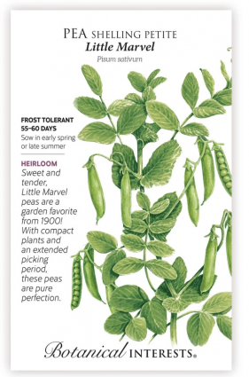 Little Marvel Petite Shelling Pea Seeds
