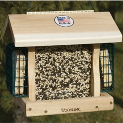 Premier Cedar Bird Feeder with Suet Cages