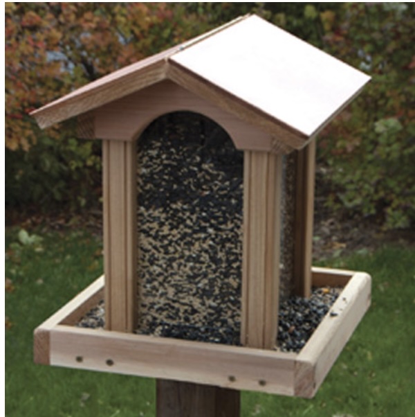 Coppertop Hopper Bird Feeder