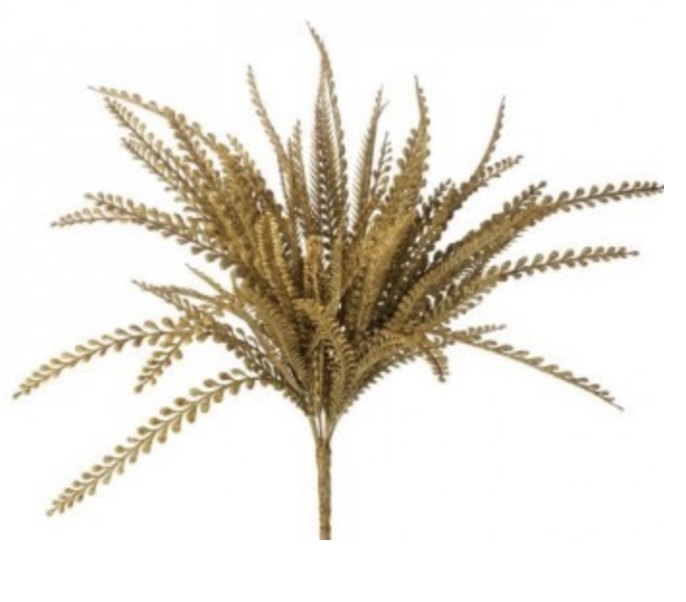 Harvest Grass Bush Cream & Gold 20"