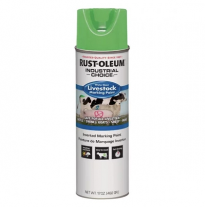 Rust-Oleum Fluorescent Green Livestock Marking Paint