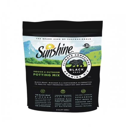 Sunshine Black Bear Indoor & Outdoor Potting Mix 8 Qt