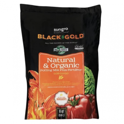 Black Gold All Purpose Natural & Organic Potting Soil Mix 8 Qt. 8 Lb.