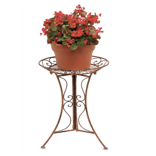 Deer Park Ironworks Sunburst Round Plant Stand