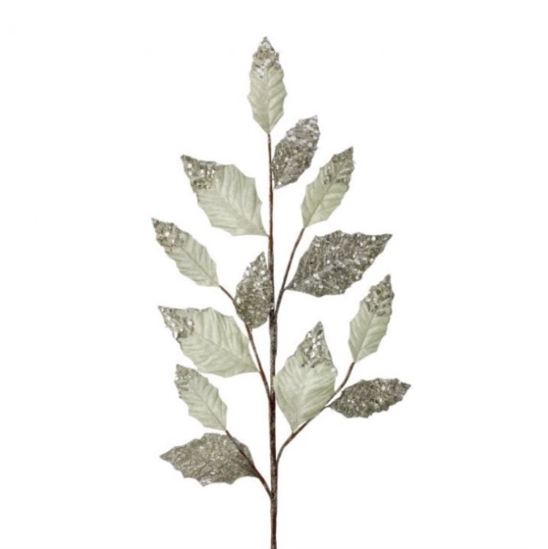 Salal Mint Glitter Spray 36"