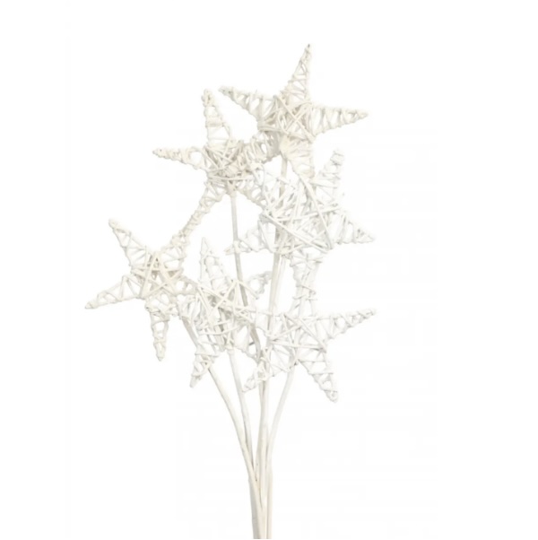 White Glitter Lata Star