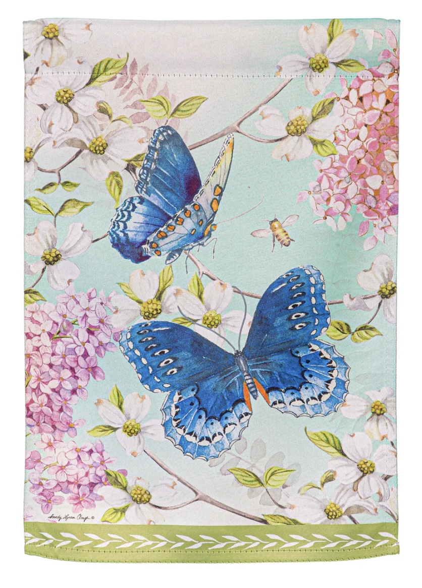 My Garden Suede Mini Garden Flag