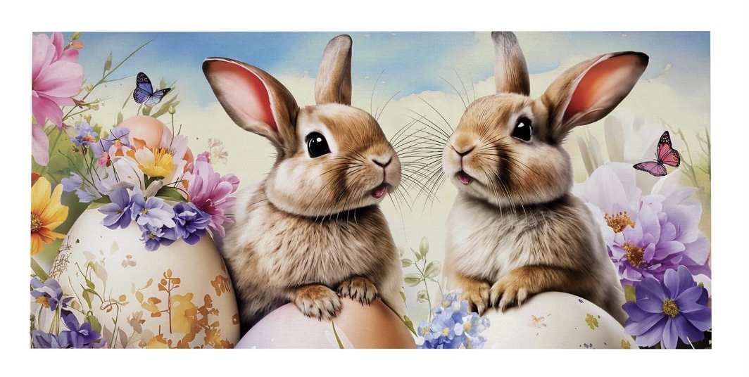 Bunny & Easter Egg Sassafras Switch Mat