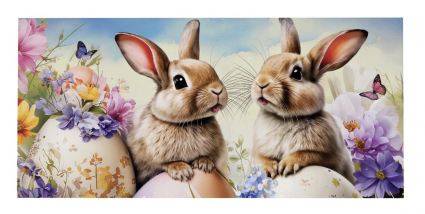 Bunny & Easter Egg Sassafras Switch Mat