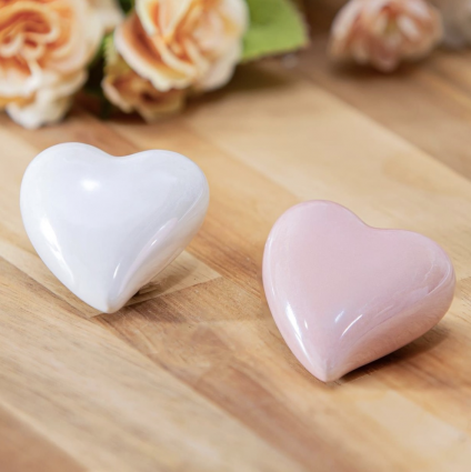 Ceramic Shape Heart Token (sold separately)