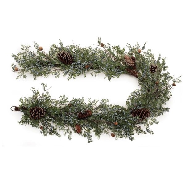Mixed Juniper Garland 6'