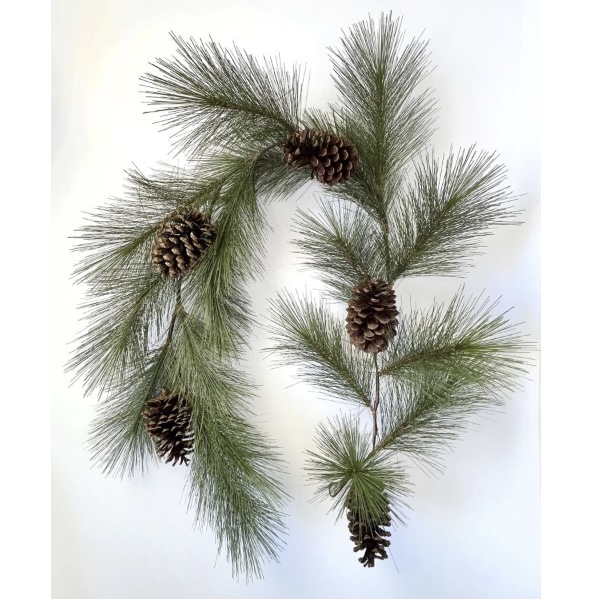 Needle & Long Cone Garland 6'