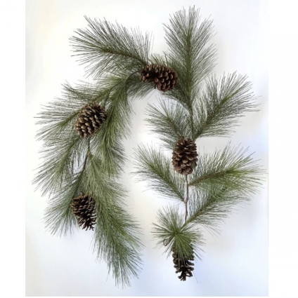 Needle & Long Cone Garland 6'