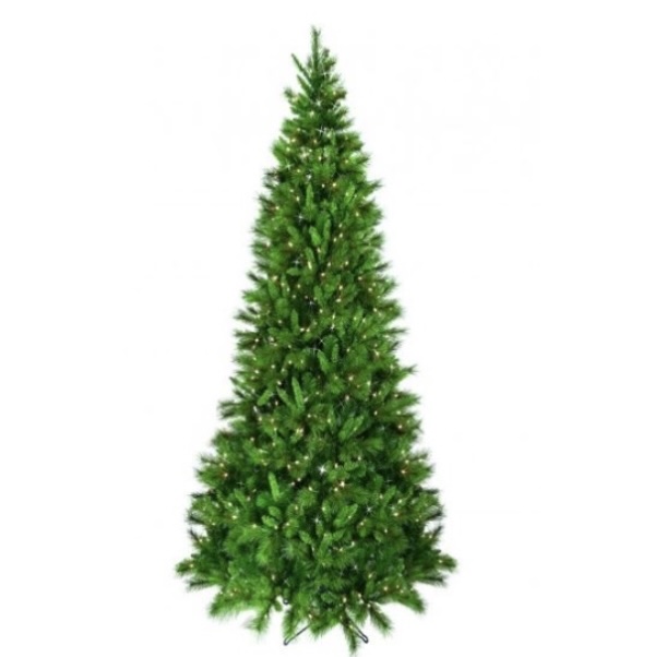 Slim Belgium Tree with 450 Clear Lights 7.5'
