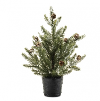 Artificial 15" Mini Potted Pine Tree