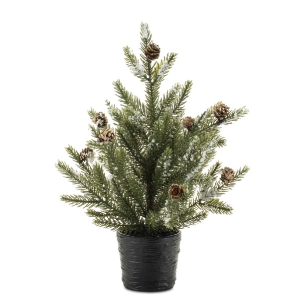 Artificial 20" Mini Potted Pine Tree