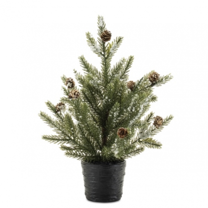 Artificial 20" Mini Potted Pine Tree