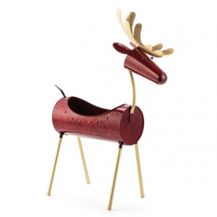 Iridescent Red Deer Planter 
