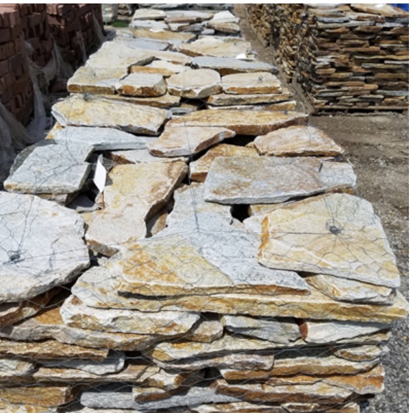 Golden Splendor Tumbled Flagstone