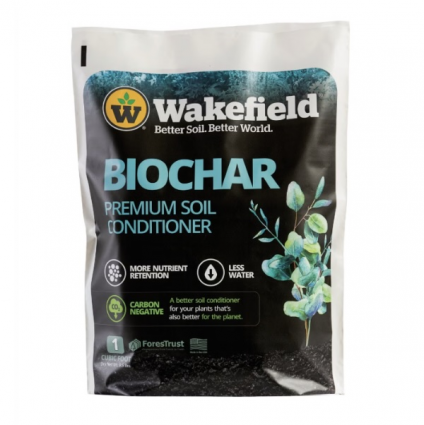 Wakefield Biochar 1 Cu. Ft. Premium Plant-Based Soil Conditioner