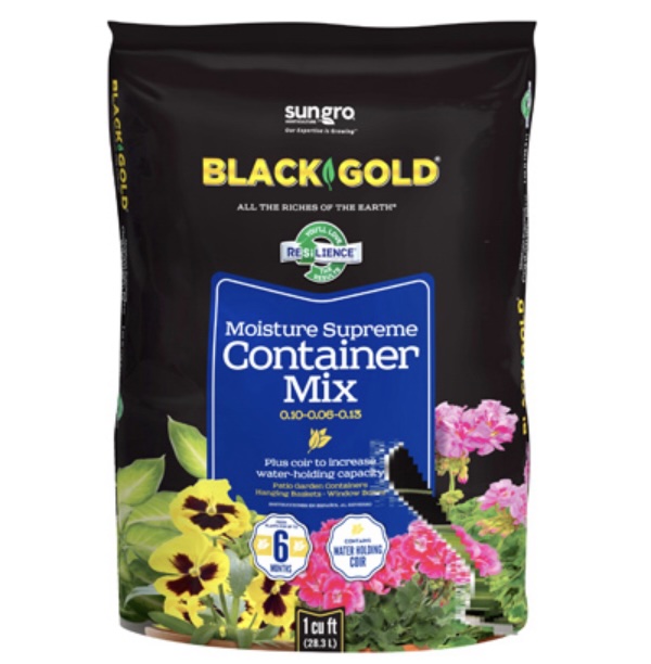 Black & Gold Moisture Supreme Potting Soil Mix 1CF