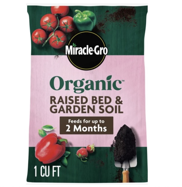 Miracle-Gro Organic Raised Bed & Garden Soil 1.5cf